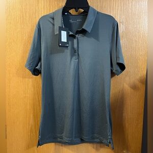 Under Armour Women’s Gray Polo Shirt NWT Sz M
